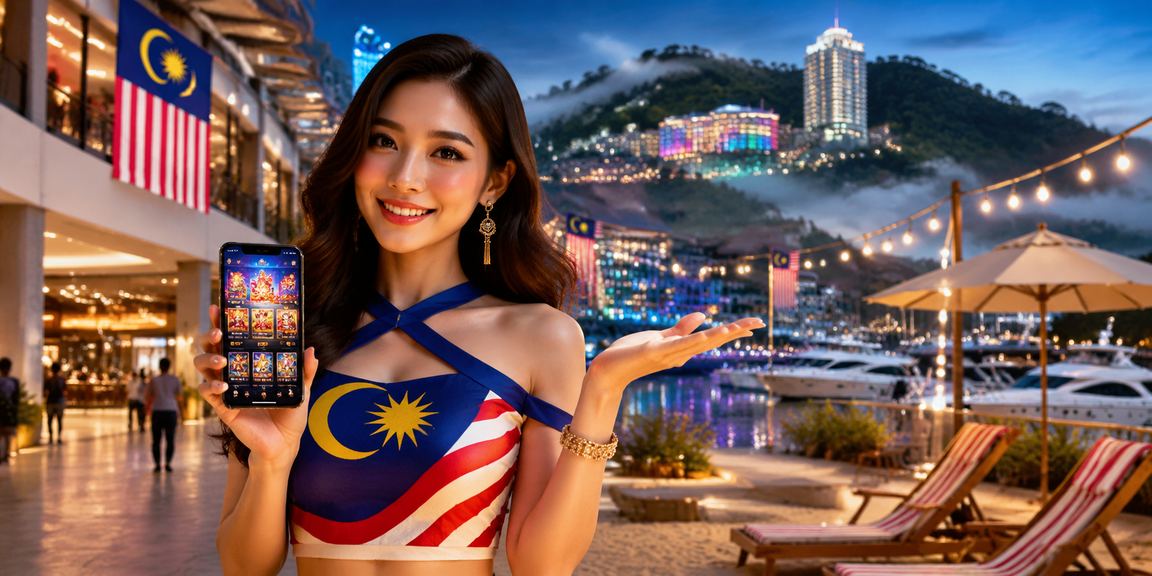 Pemain Malaysia membuat deposit untuk permainan loteri di Genting Highlands melalui ong24